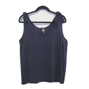 Bobeau Tie Shoulder Scoop Neck Tank Top Size 3X Women's Plus